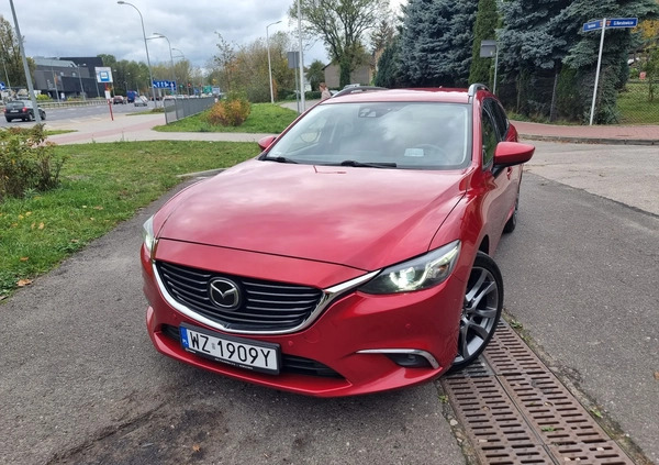 Mazda 6 cena 59900 przebieg: 188000, rok produkcji 2015 z Pruszków małe 631